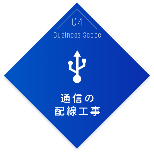 Business Scope04 通信の配線工事